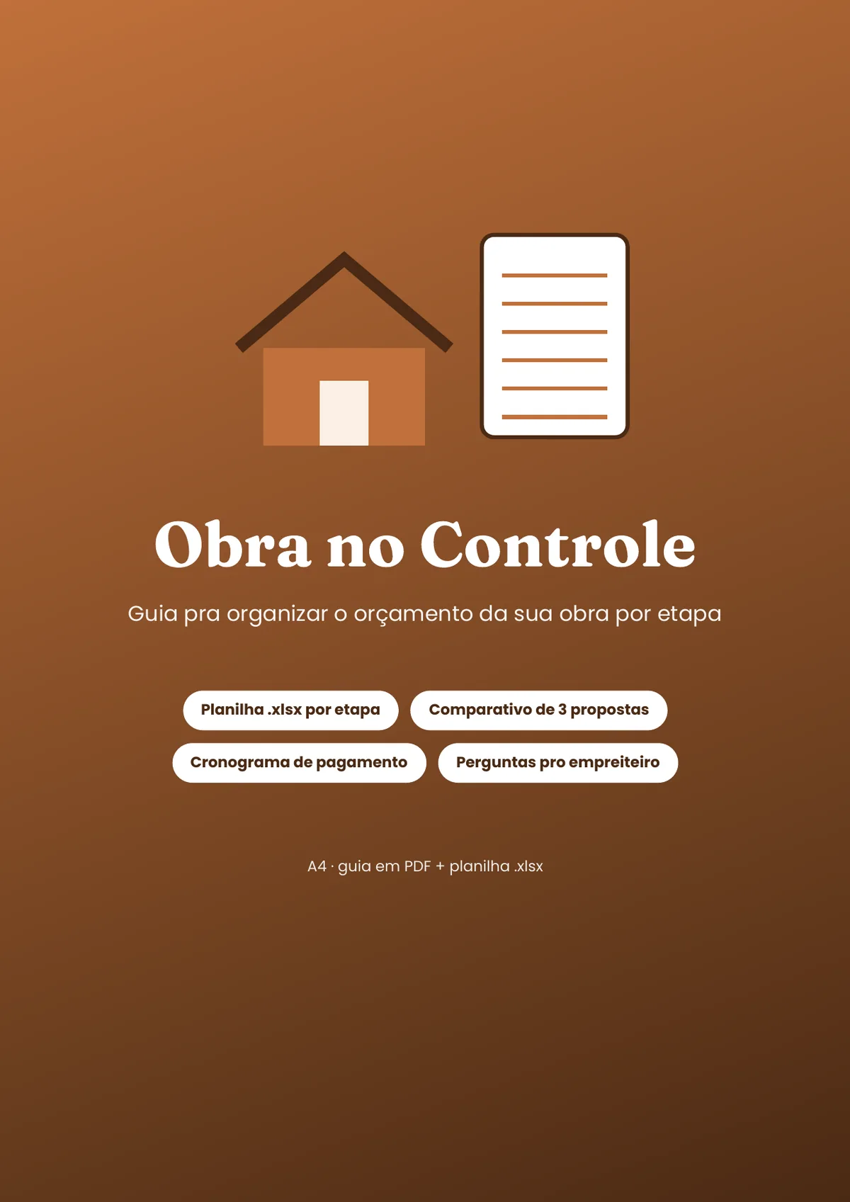 Página real do PDF Obra no Controle: capa